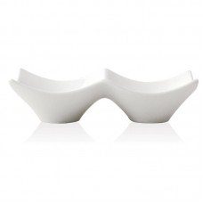 Front Of The House Origami Double Divided Serving Dish FOH1261